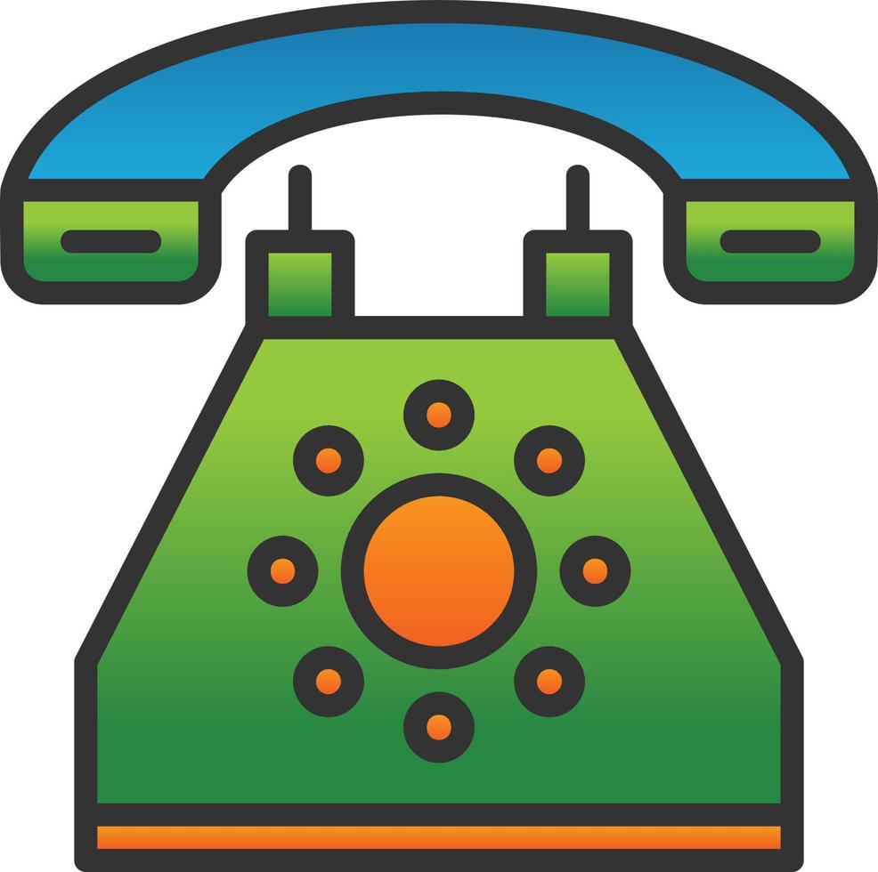 Telephone Vector Icon Design