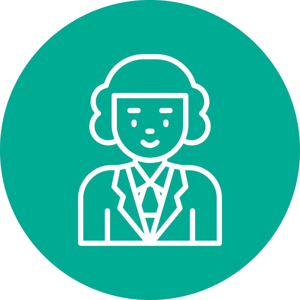 Judge Vector Icon Design
