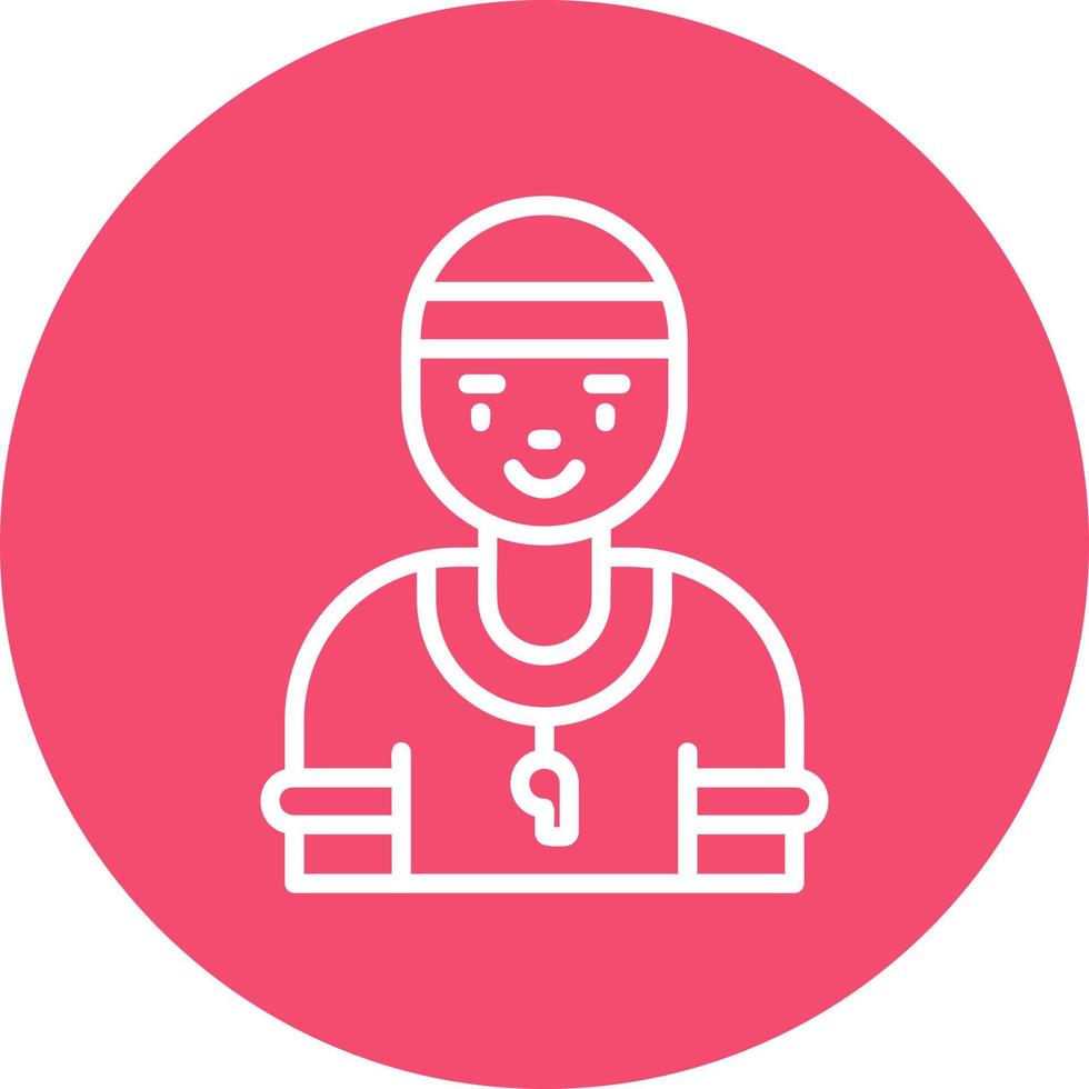 Trainer Vector Icon Design