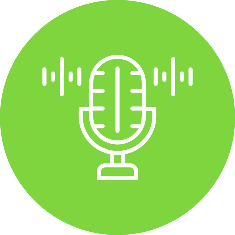 Voice Recorder Vector Icon Design