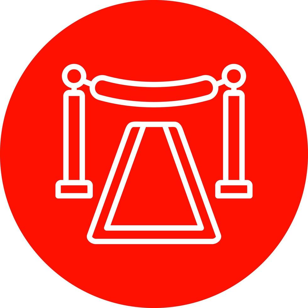 Red Carpet Vector Icon Design