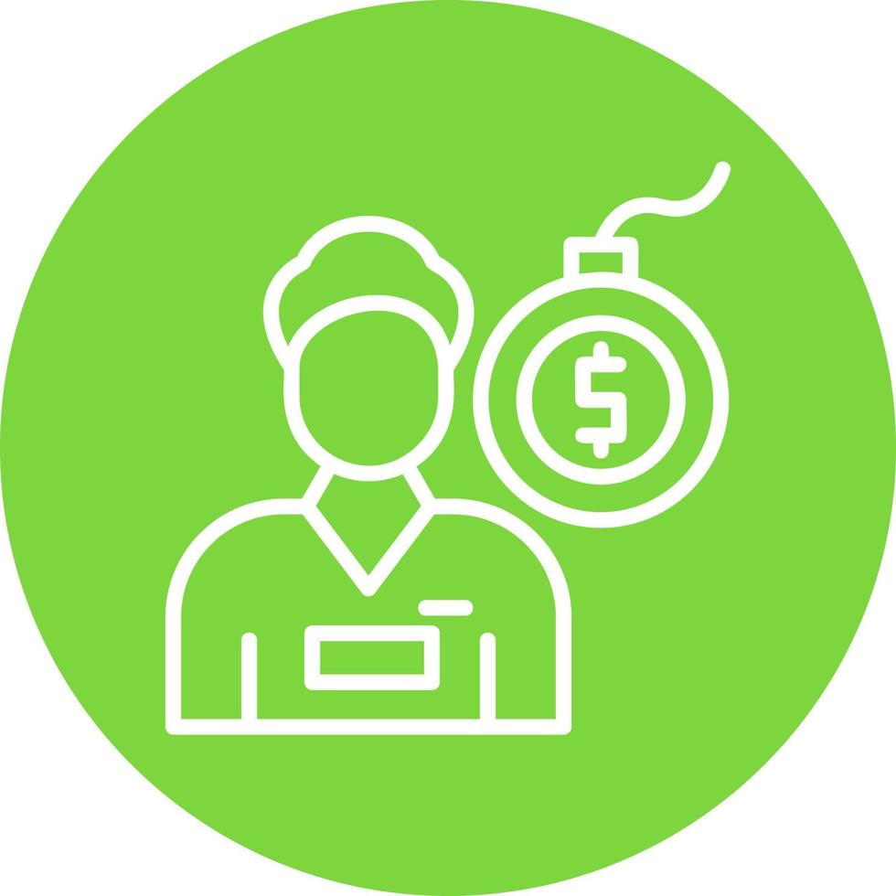 Debt Vector Icon Design
