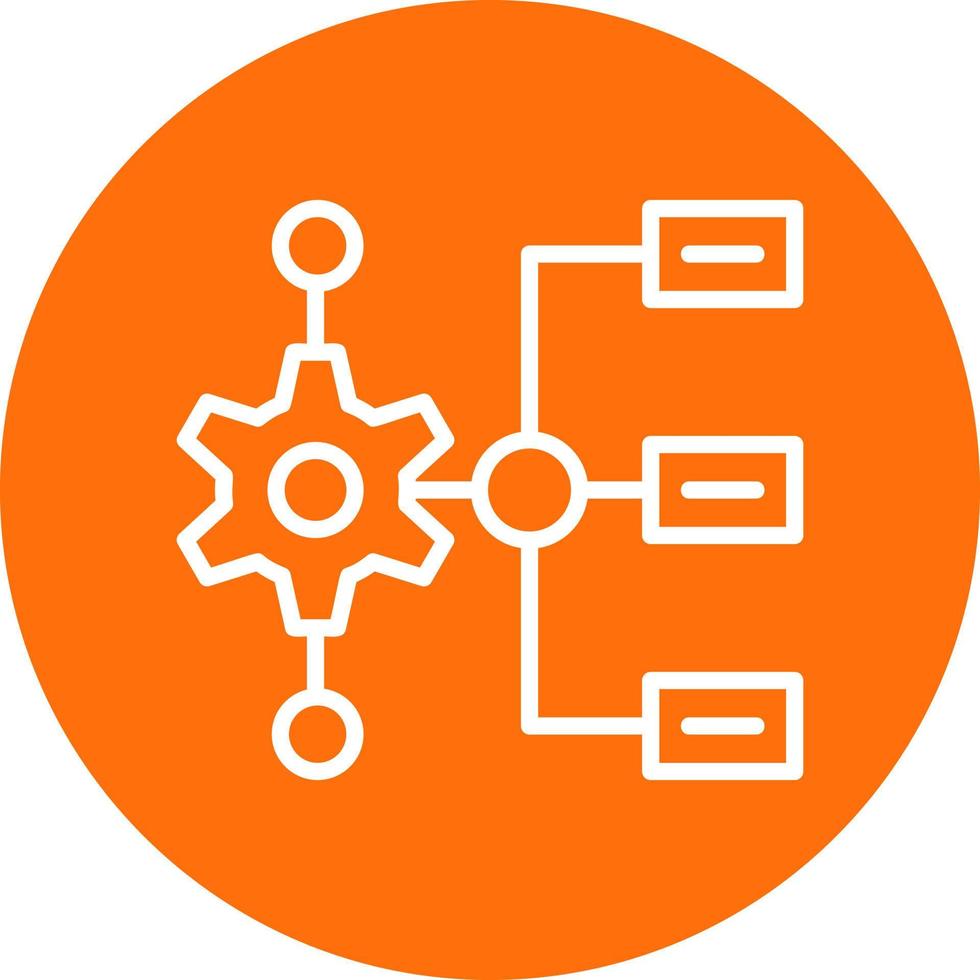 Workflow Vector Icon Design