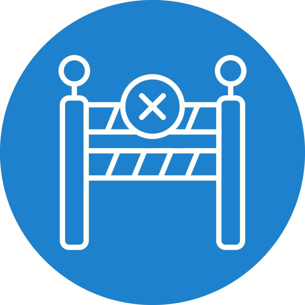 Barrier Vector Icon Design