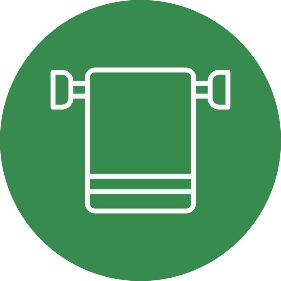 Towel Rack Vector Icon Design
