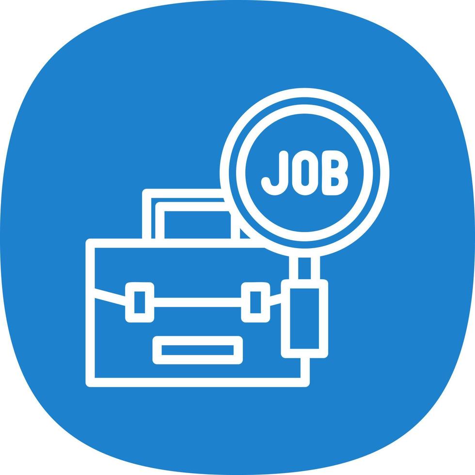 Job Search Vector Icon Design