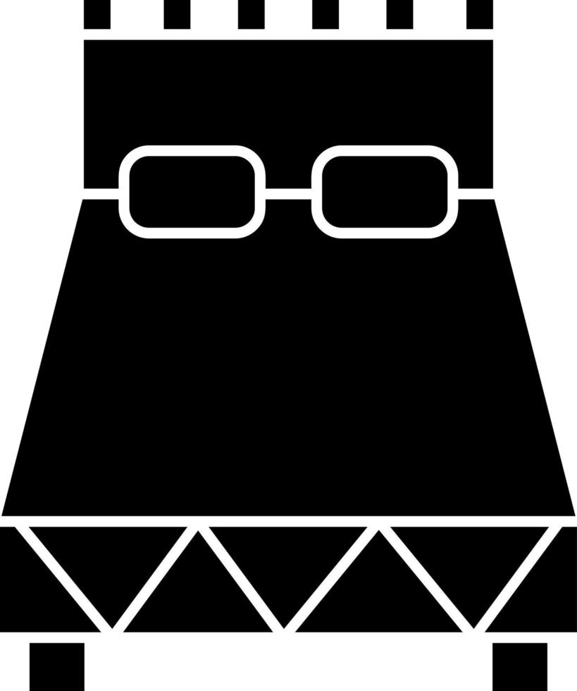 Bed Vector Icon Design