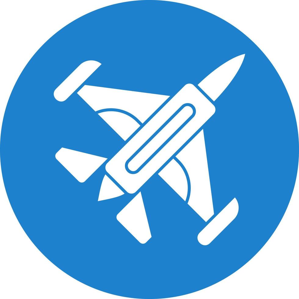Jet Plane Vector Icon Design