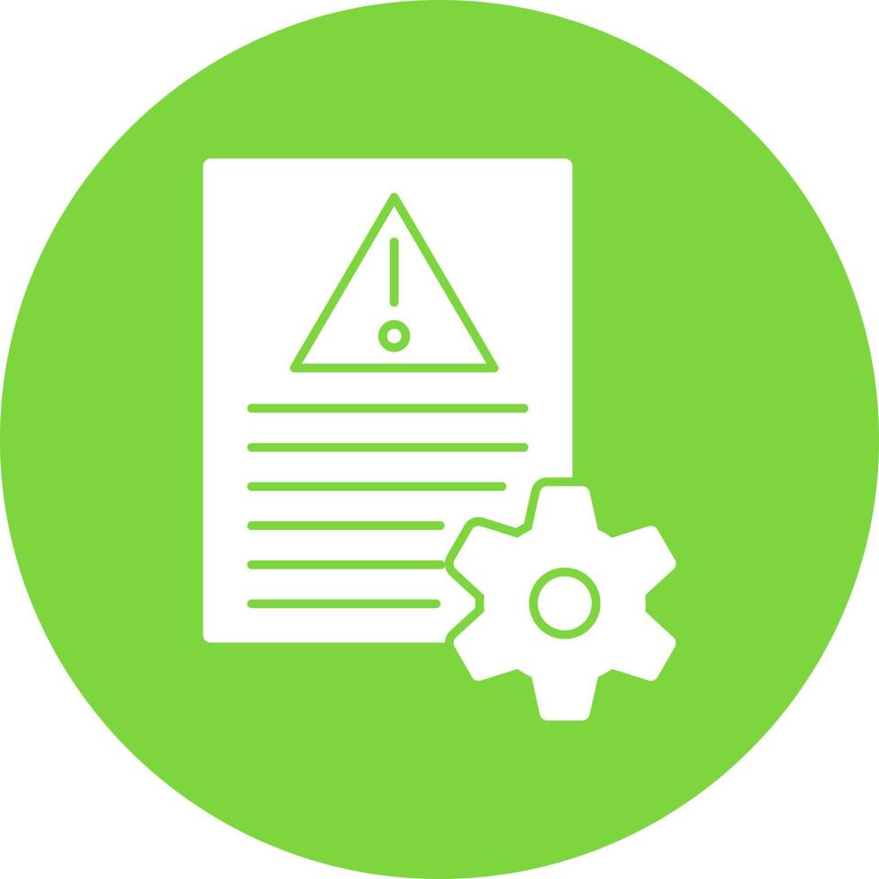 Risk Management Vector Icon Design