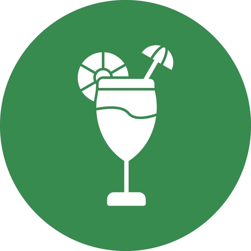 Cocktail Vector Icon Design