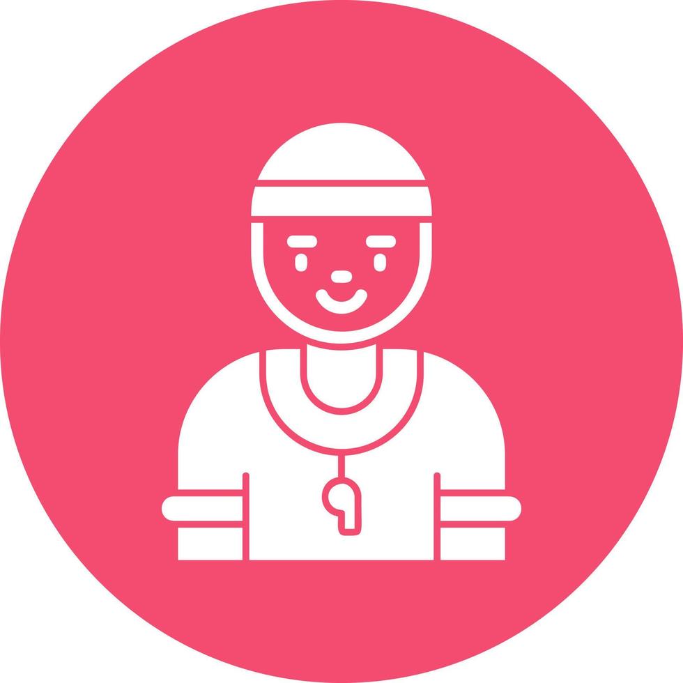 Trainer Vector Icon Design