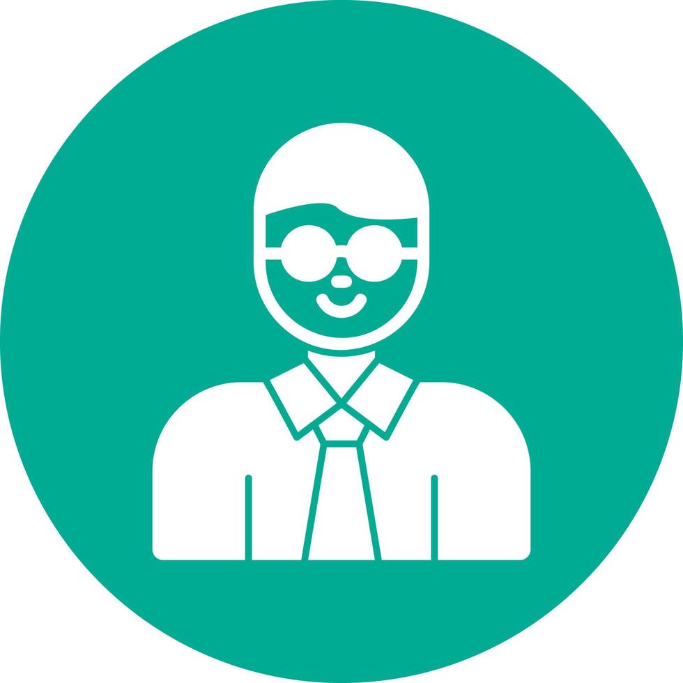 Professor Vector Icon Design