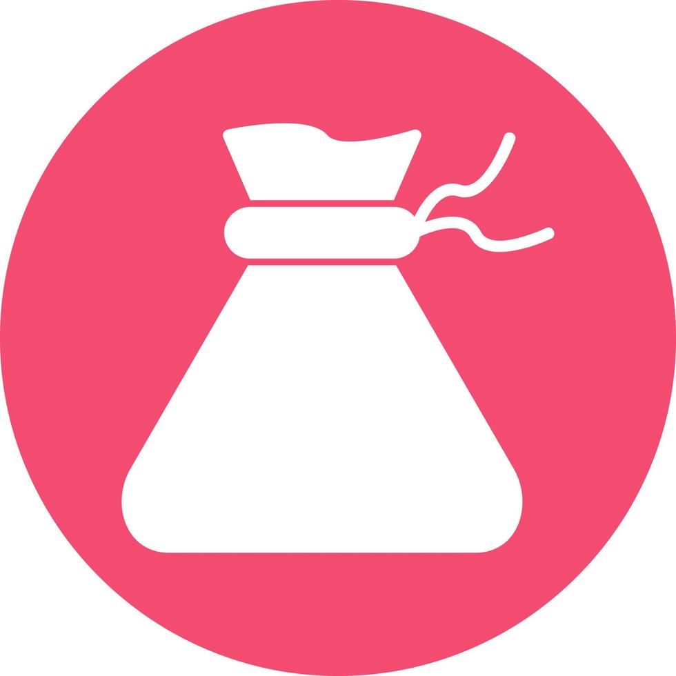 Money Bag Vector Icon Design