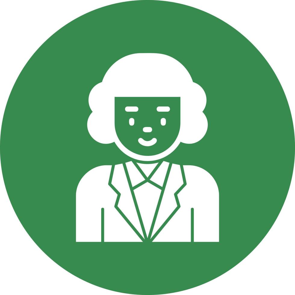 Judge Vector Icon Design