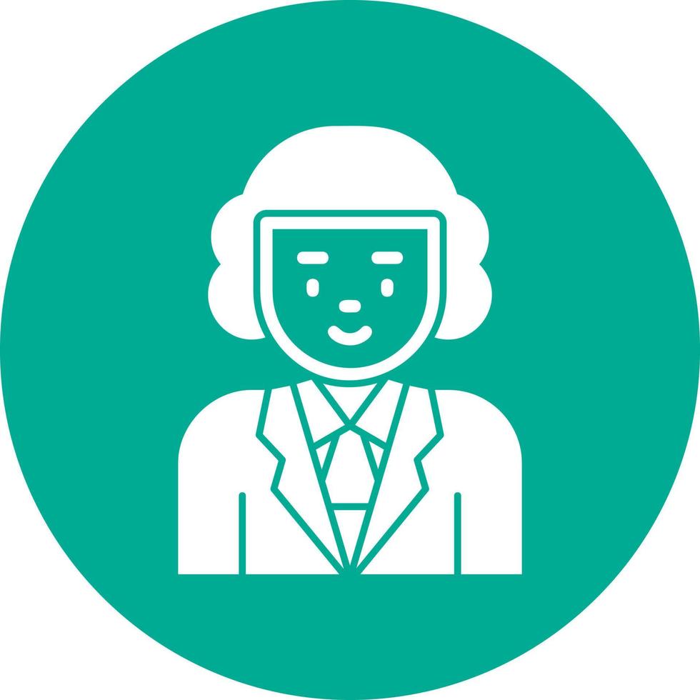 Judge Vector Icon Design