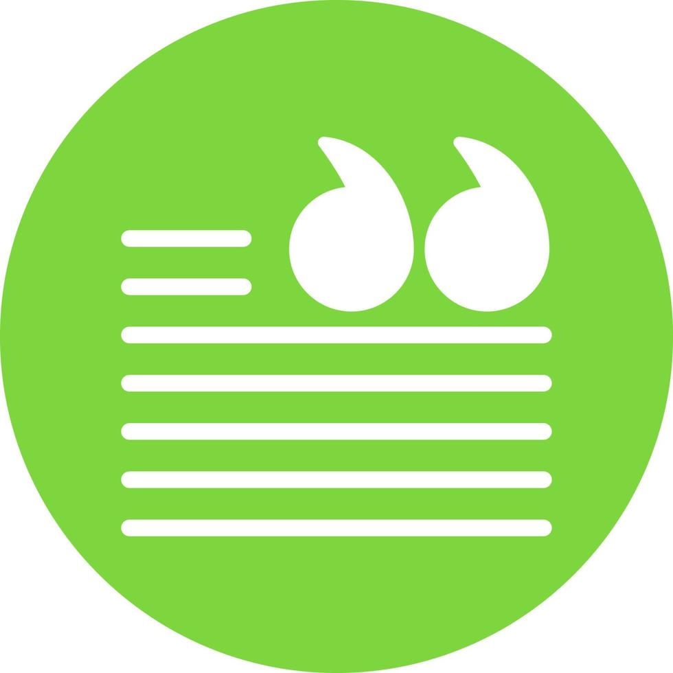 Quotation Vector Icon Design