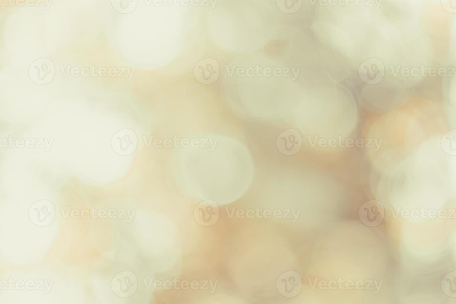 Beautiful large bokeh on the background in beige tones. photo