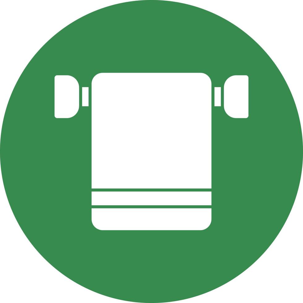 Towel Rack Vector Icon Design