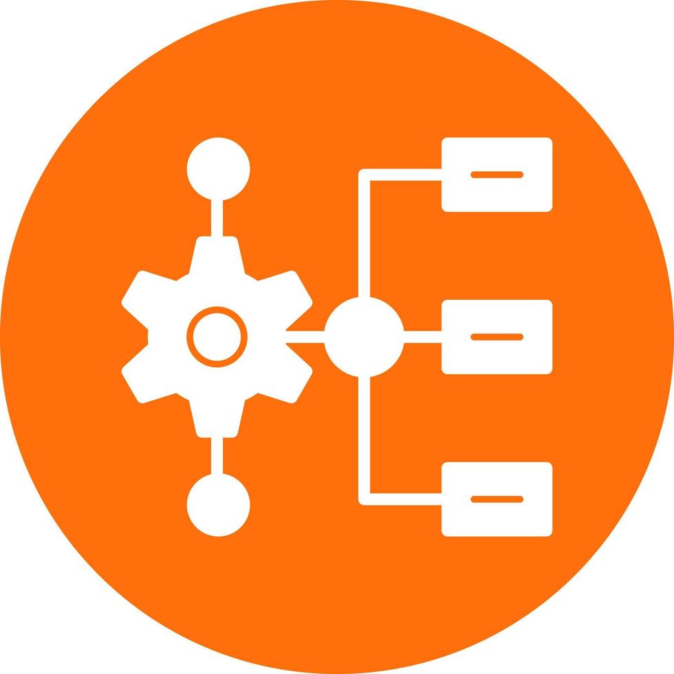 Workflow Vector Icon Design