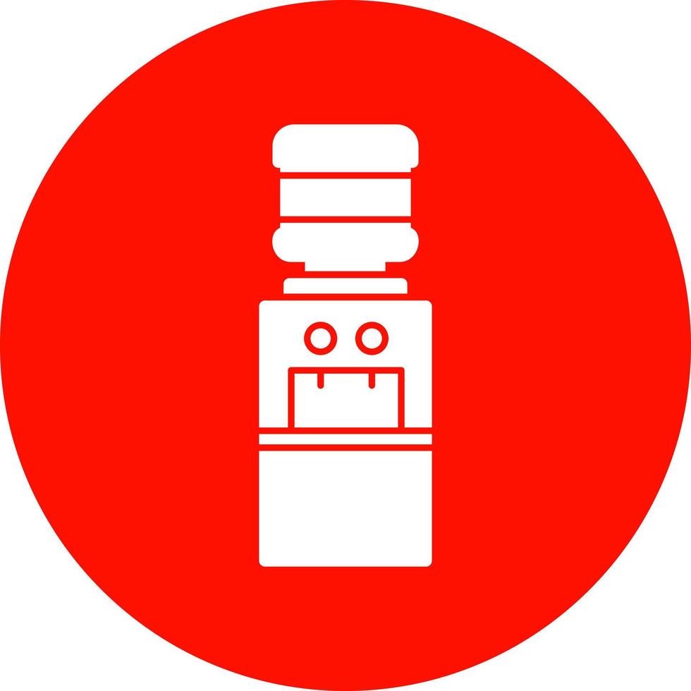 Water Dispenser Vector Icon Design