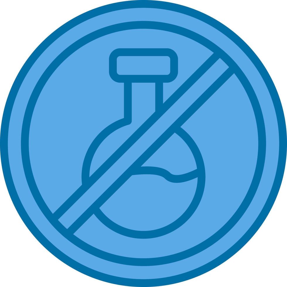No Chemical Vector Icon Design