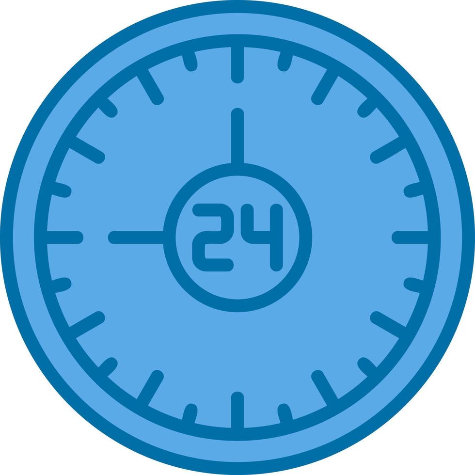 24h Vector Icon Design