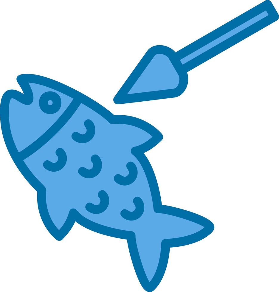 Spearfishing Vector Icon Design