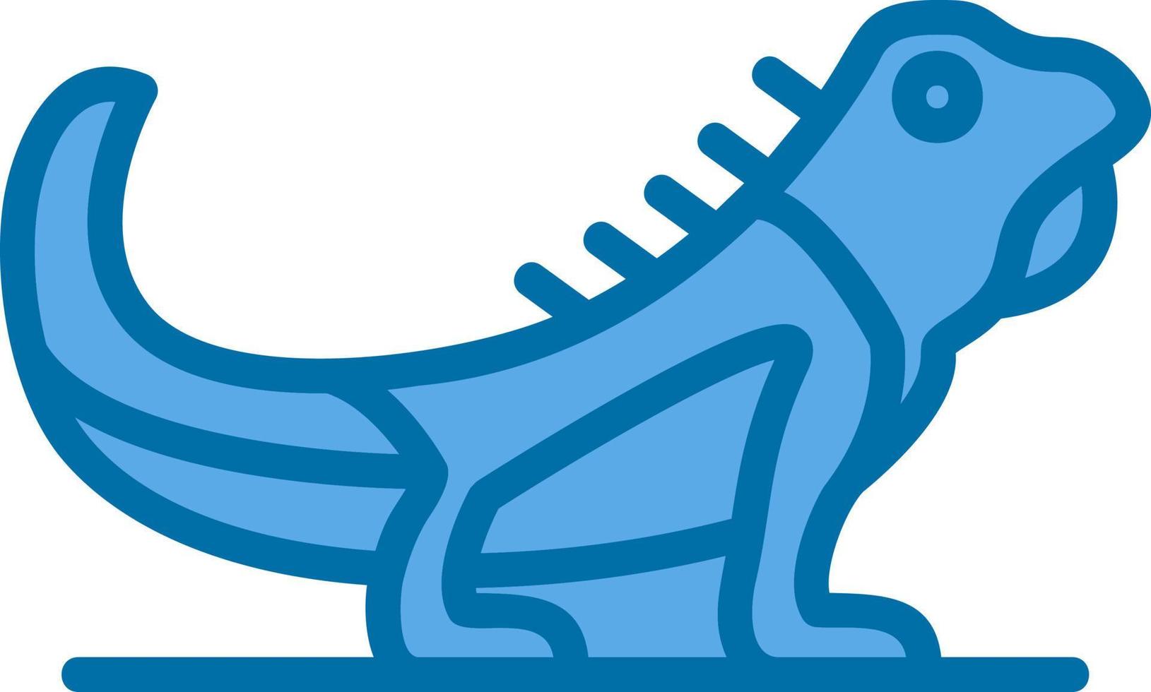 diseño de icono de vector de iguana