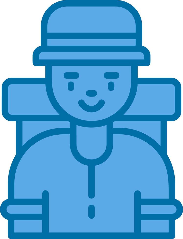Traveller Vector Icon Design