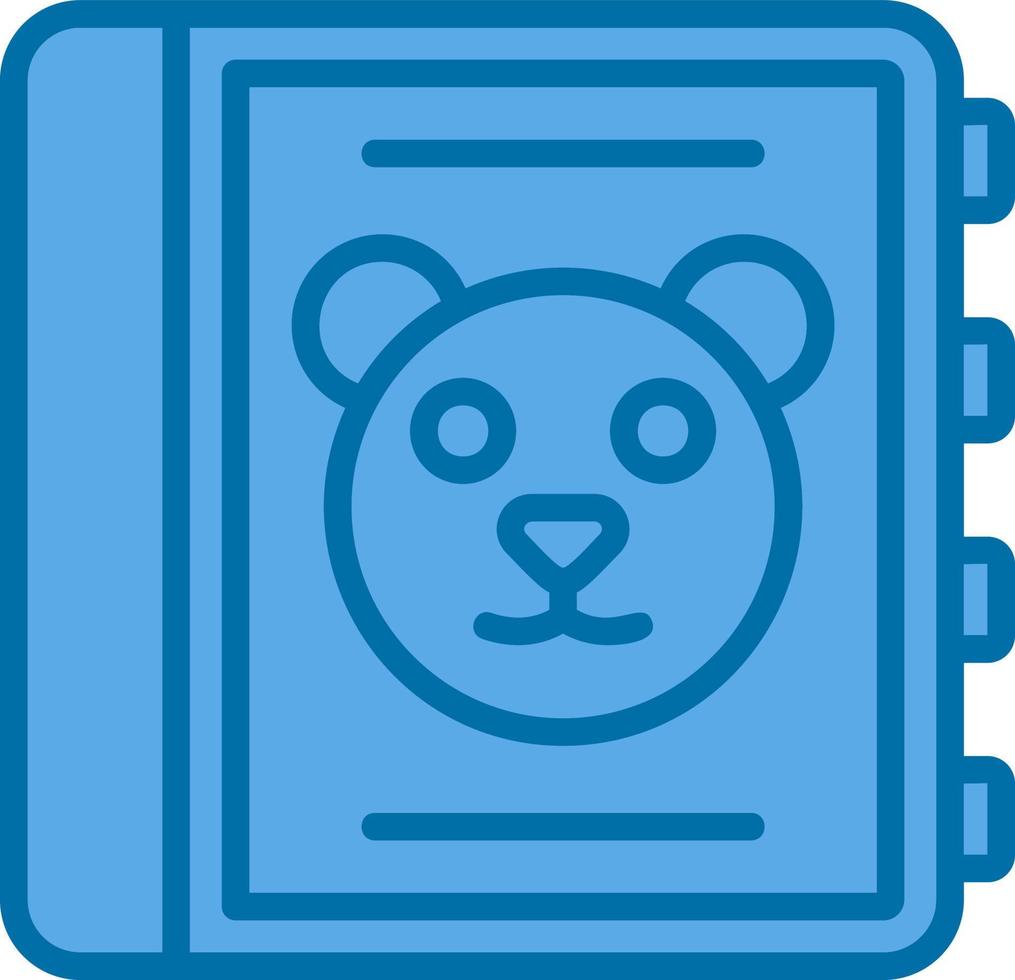 Childrens Book Vector Icon Design