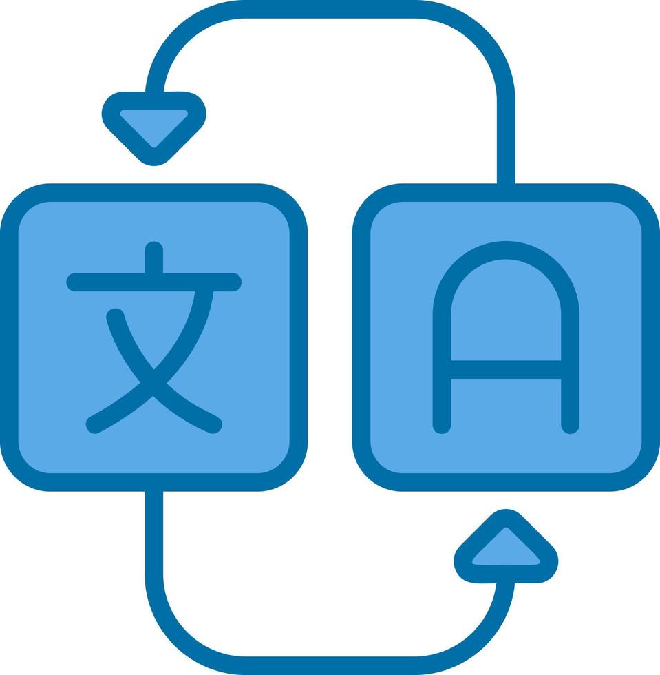 Translation Vector Icon Design