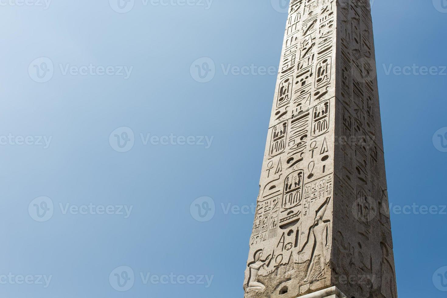 Obelisk under the blue sky photo