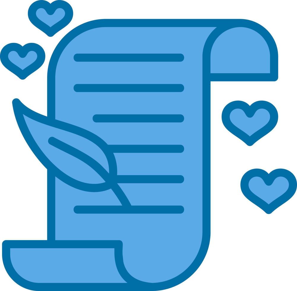 Poem Vector Icon Design