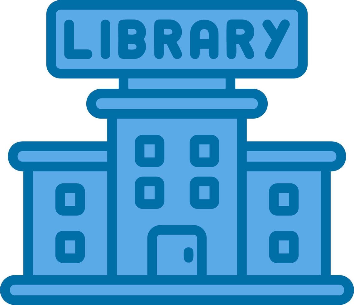 Library Vector Icon Design