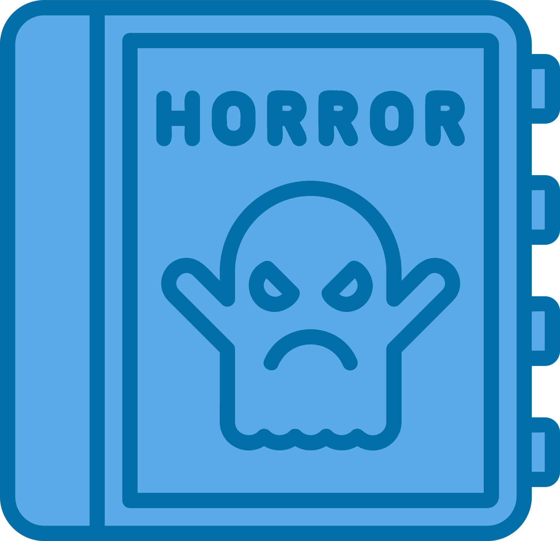 Horror Vector Icon Design 16603612 Vector Art at Vecteezy