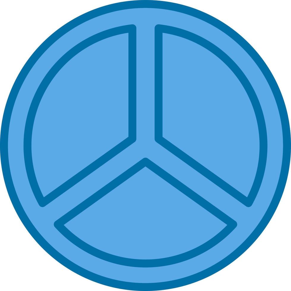 Peace Symbol Vector Icon Design