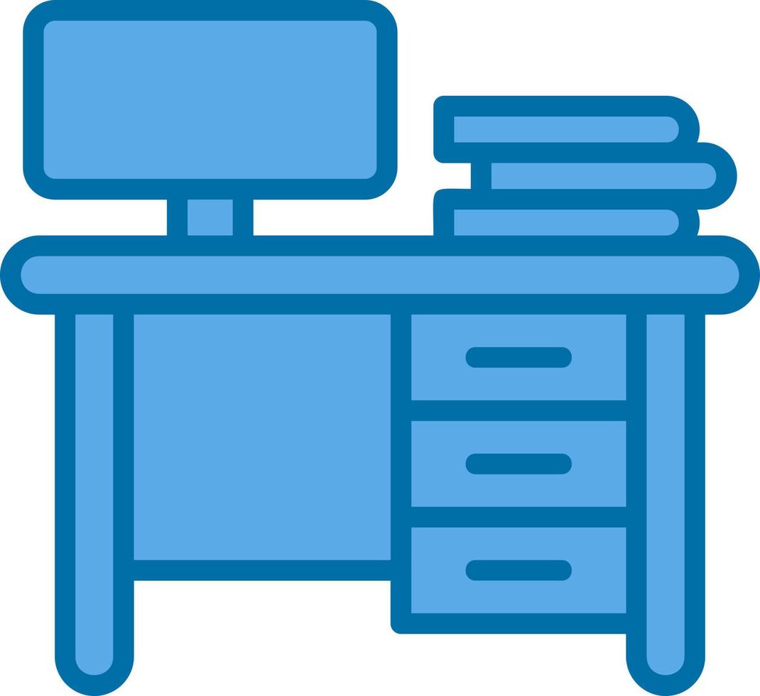 Work Table Vector Icon Design