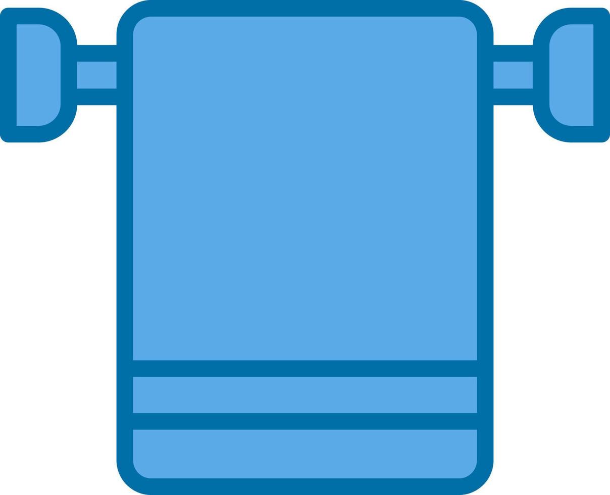 Towel Rack Vector Icon Design