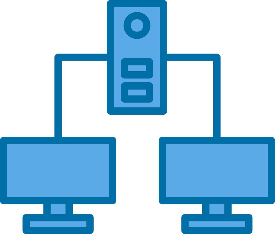 Computer Networks Vector Icon Design