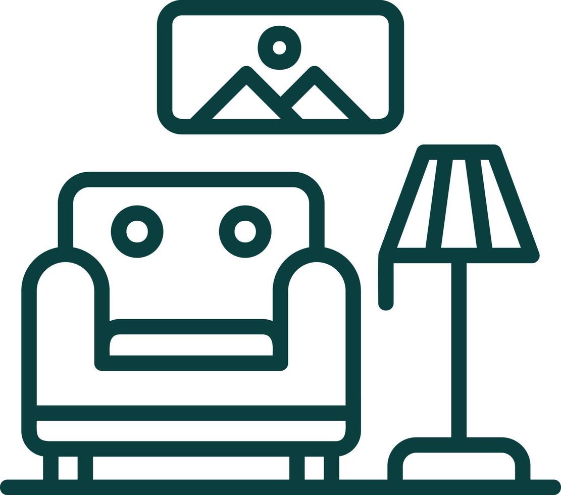 Lounge Vector Icon Design