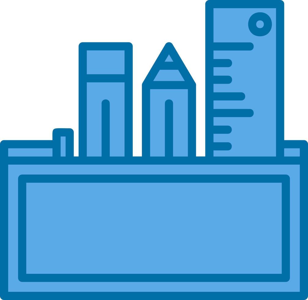 Pencil Case Vector Icon Design