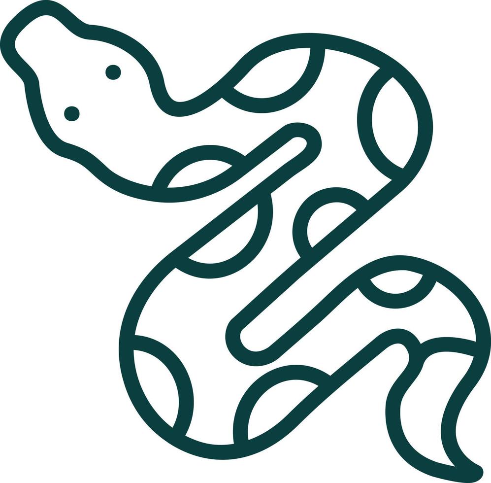 diseño de icono de vector de serpiente