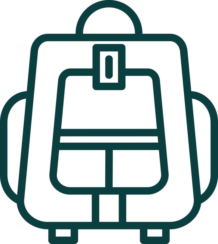 Backpacker Vector Icon Design