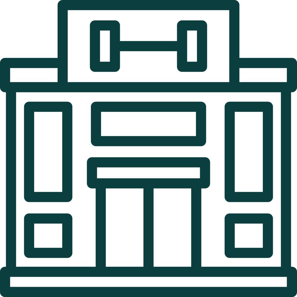 Gym Vector Icon Design