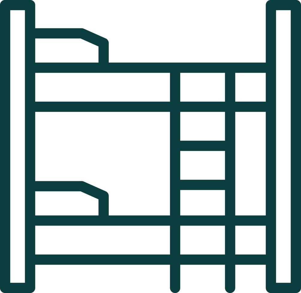 Bunk Vector Icon Design
