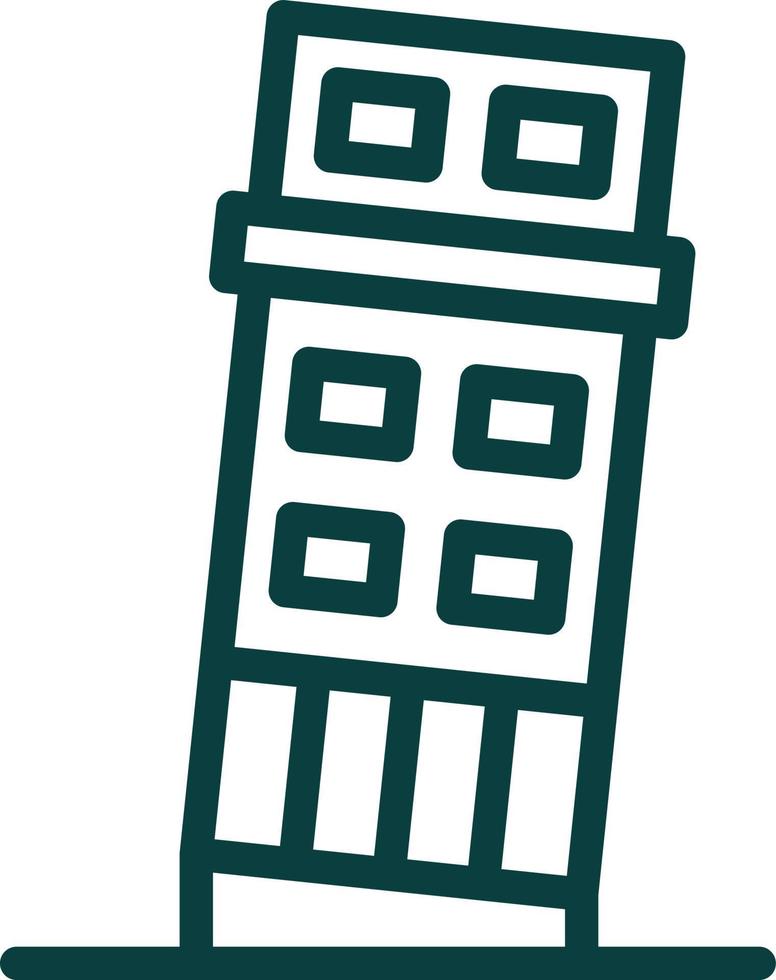 diseño de icono de vector de torre