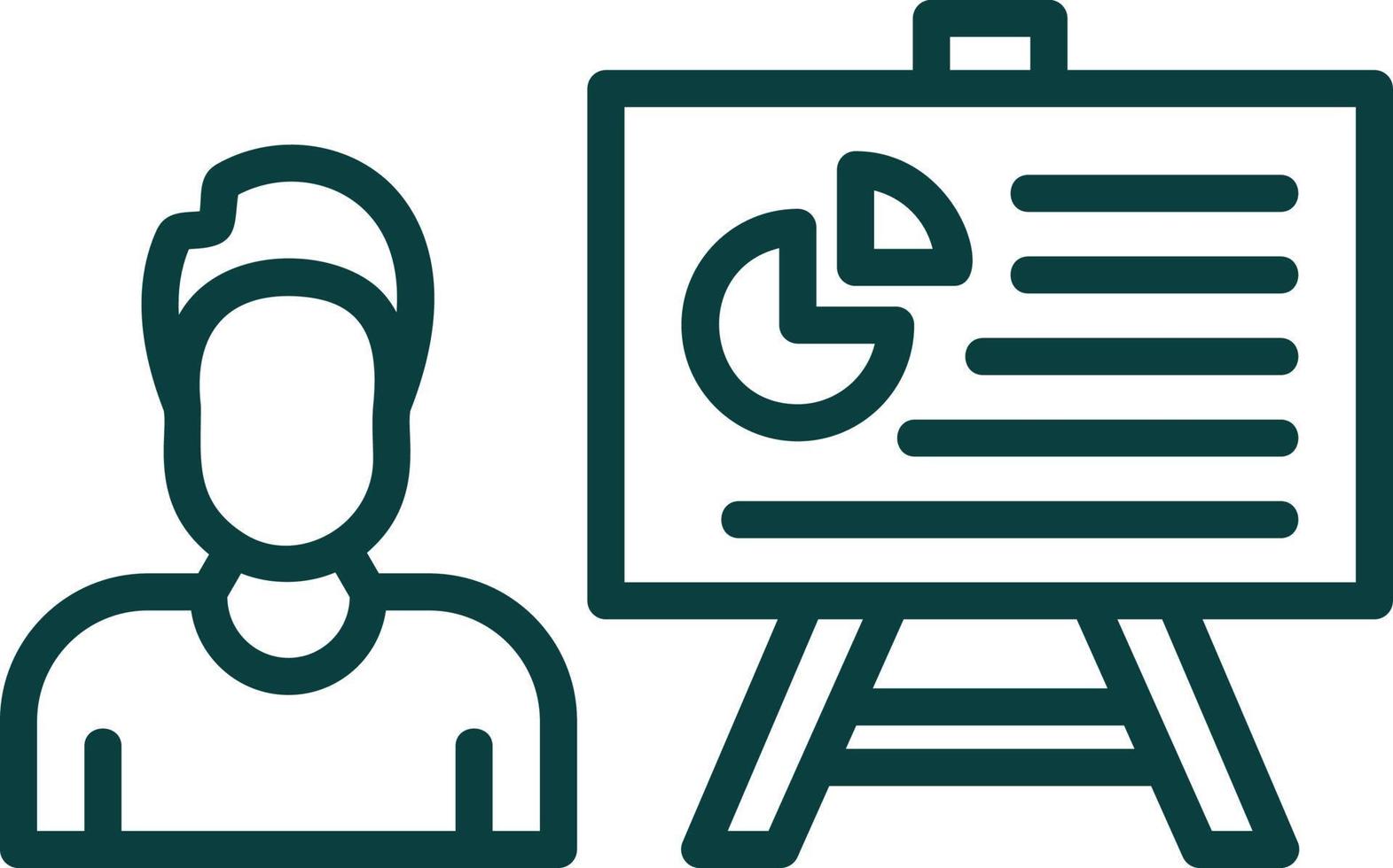 Presentation Vector Icon Design