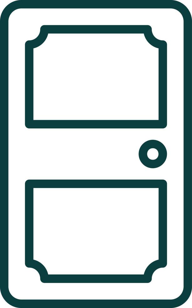 Door Vector Icon Design