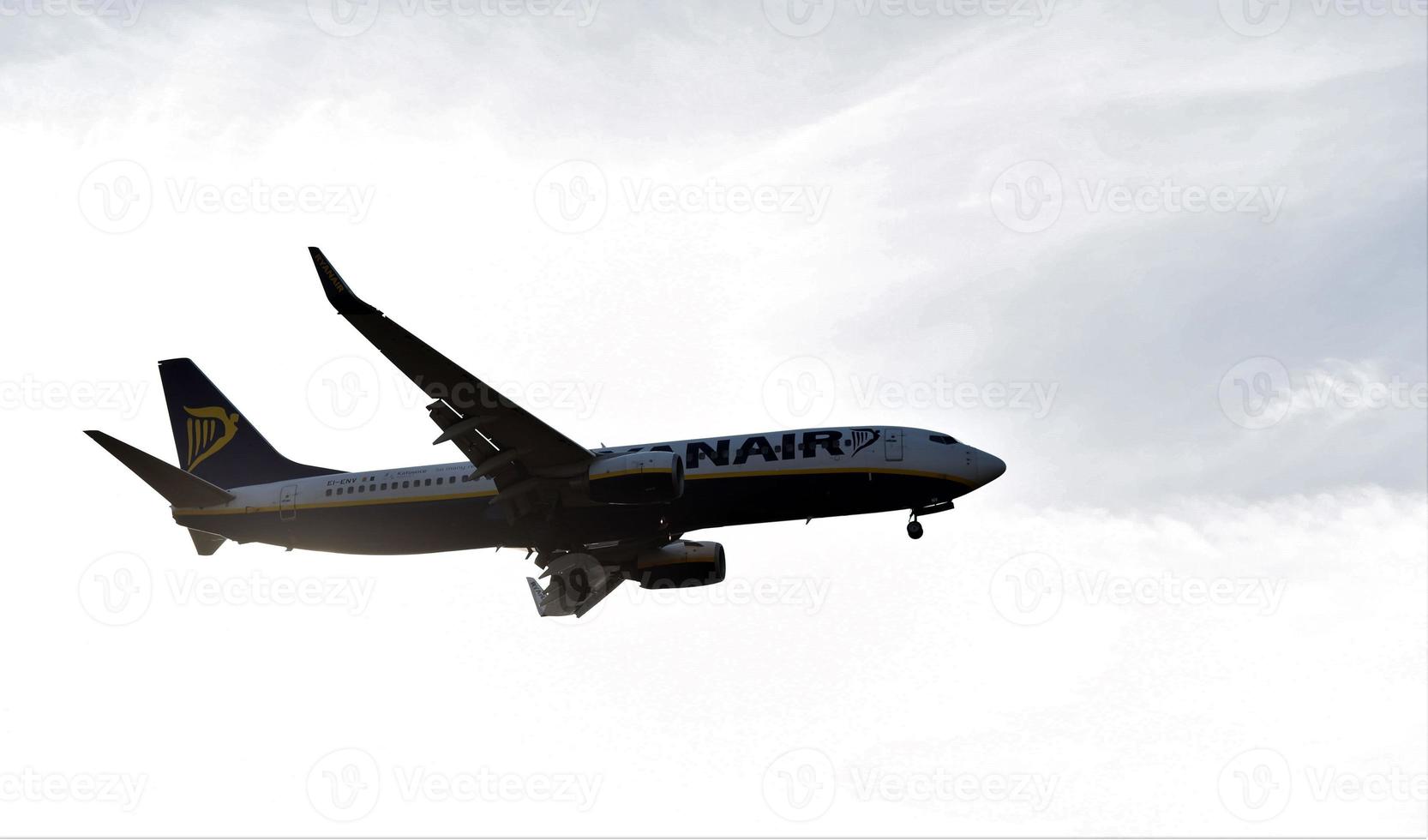 Thessaloniki, Greece - May 20, 2022  Plane taking off photo