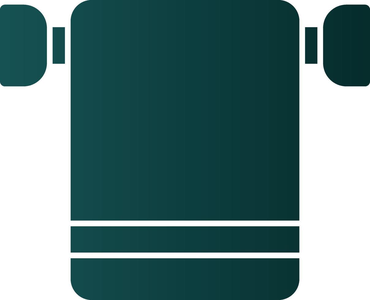 Towel Rack Vector Icon Design